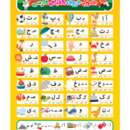 پوستر حروف الفبای فارسی